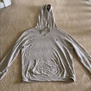Polo Ralph Lauren grey sweatshirt “XL” “fits “LG”